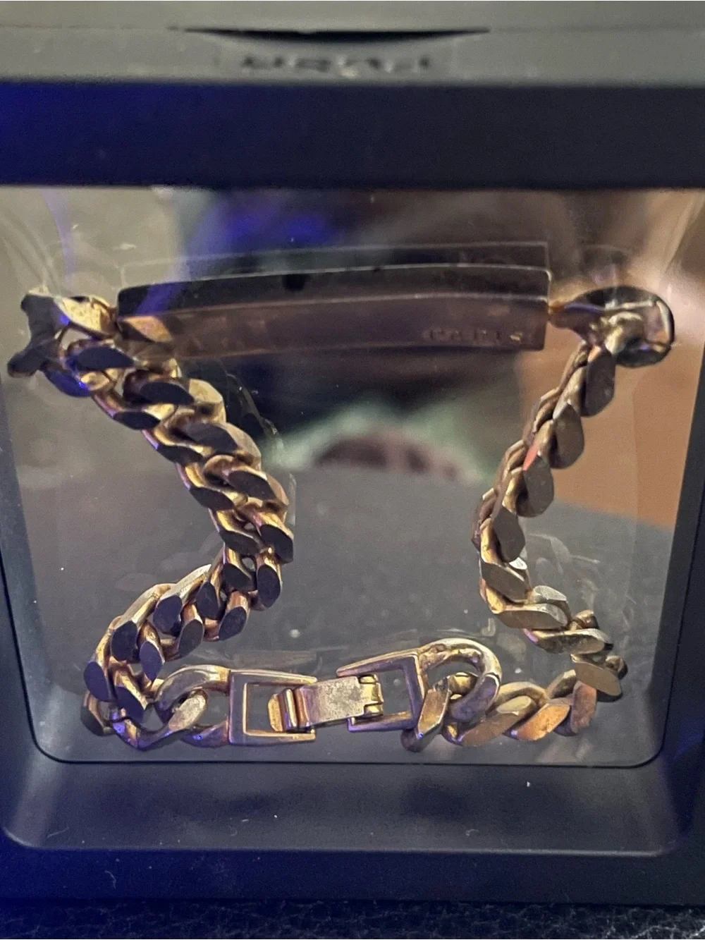 Dior Gold-Tone Christian Dior Chain Bracelet - Gold